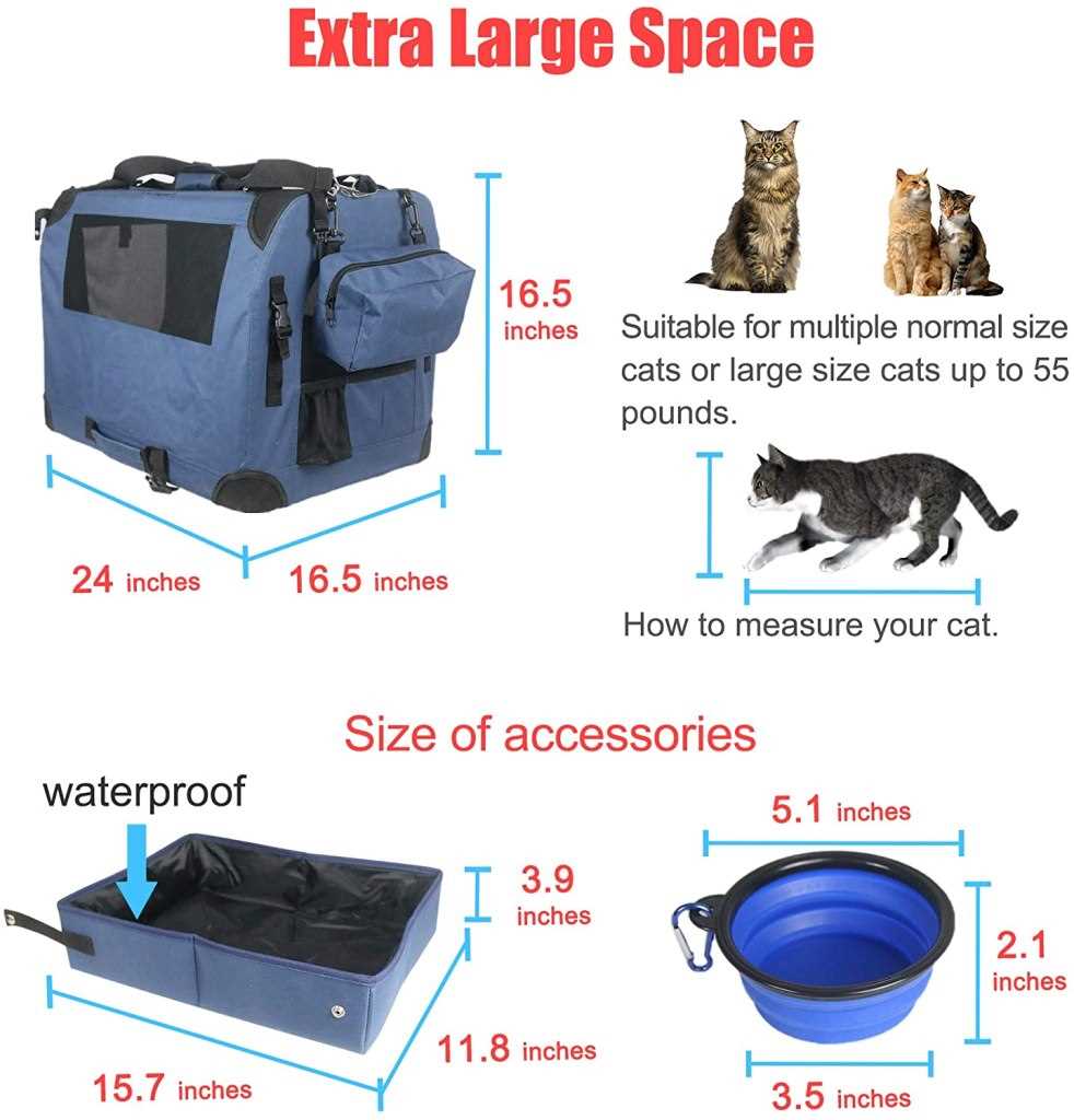 Best cat carrier for big cats