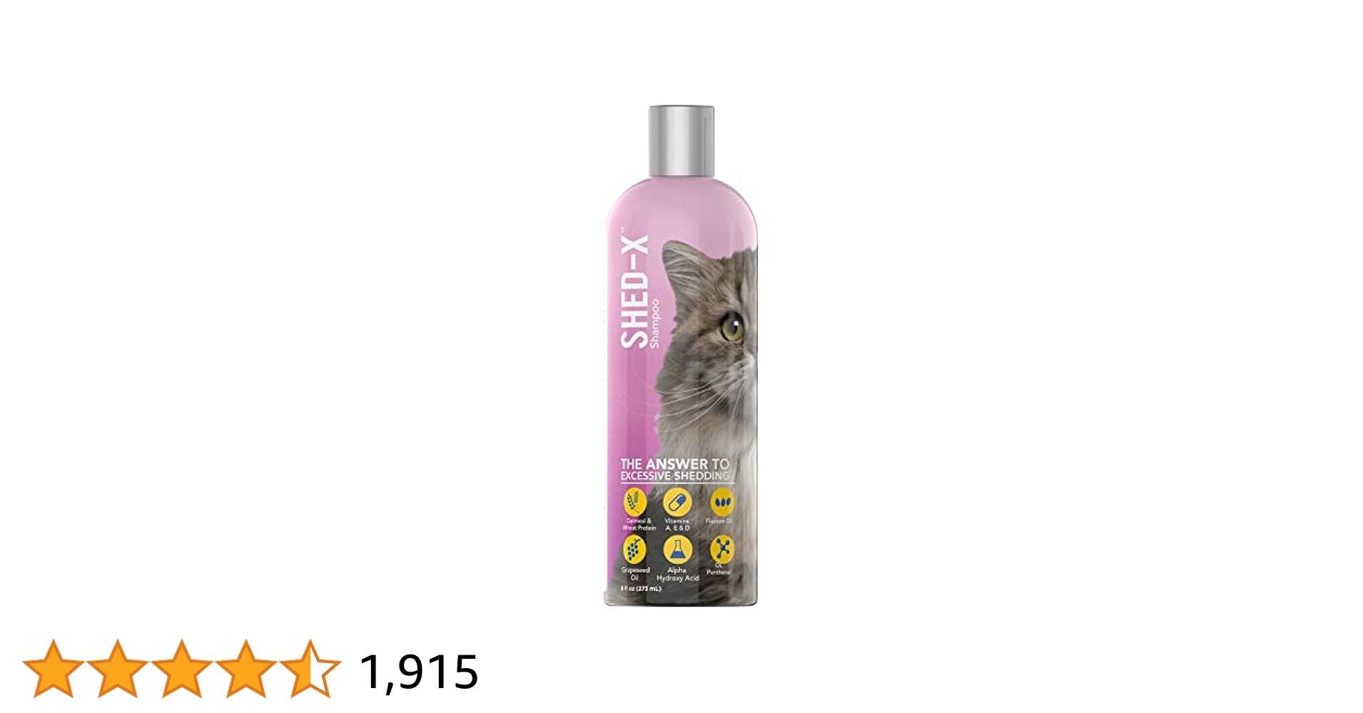 Best deshedding shampoo for cats